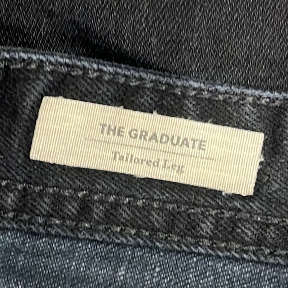 Adriano Goldschmied The Graduate Tailored Leg Black Denim 38 waist - Picture 13 of 16